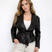 [MIXMUSE.SOUL] Lolli, Trench Corto In Ecopelle Con Cintura
