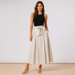 [MIXMUSE.COUTURE] Gonna Midi Con Fiocco Annodato