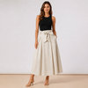 [MIXMUSE.COUTURE] Gonna Midi Con Fiocco Annodato
