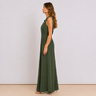 [MIXMUSE.COUTURE] Tuta Lunga Fluida Con Scollo A V