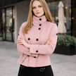[MIXMUSE.SOUL] Naomi, Giubbotto Trench Collo A Imbuto