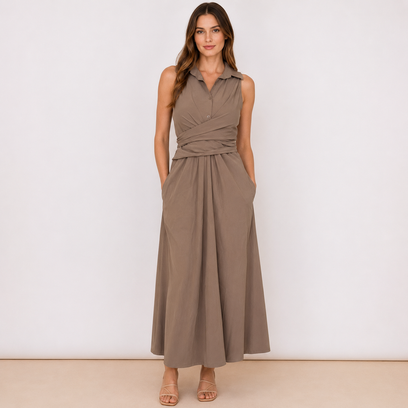 [MIXMUSE.NOHO] Bea, Vestito Con Laccio In Vita