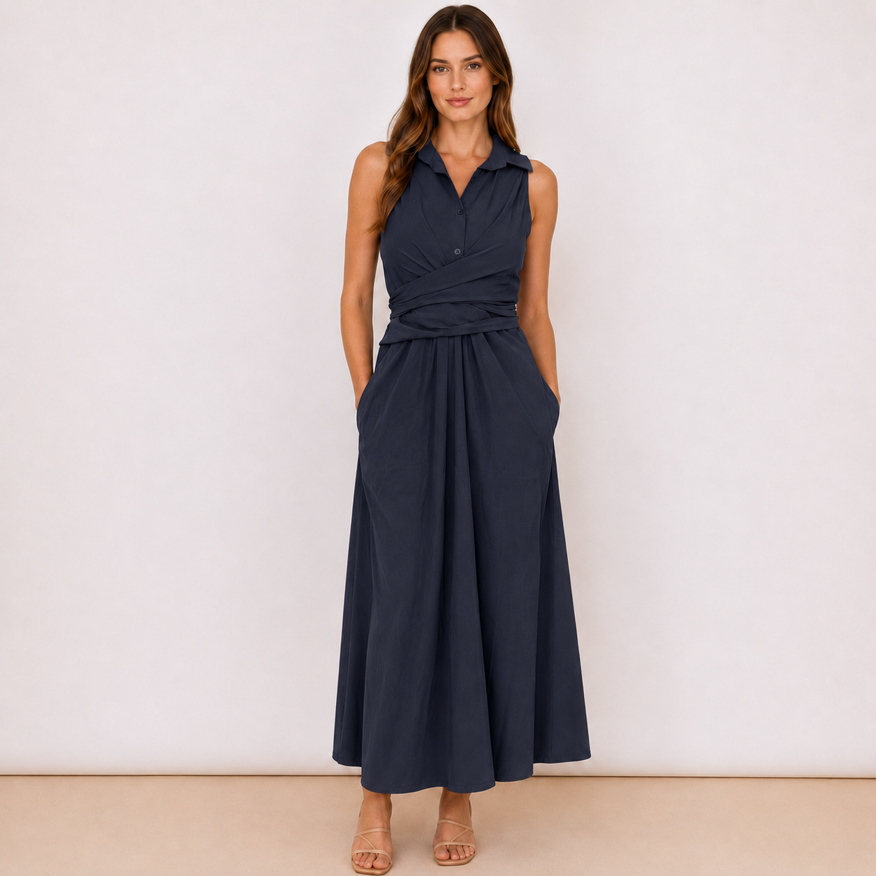 [MIXMUSE.NOHO] Bea, Vestito Con Laccio In Vita