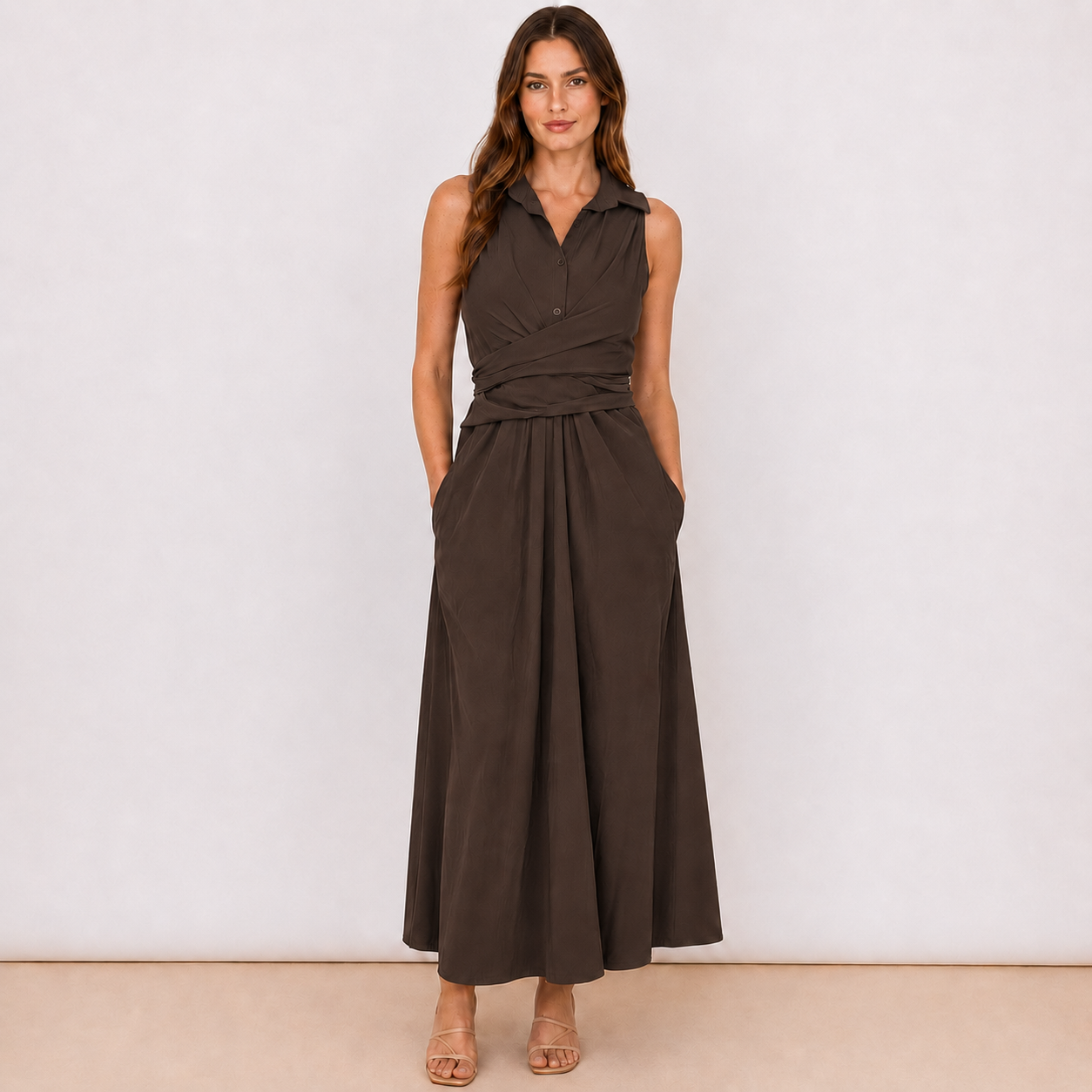 [MIXMUSE.NOHO] Bea, Vestito Con Laccio In Vita