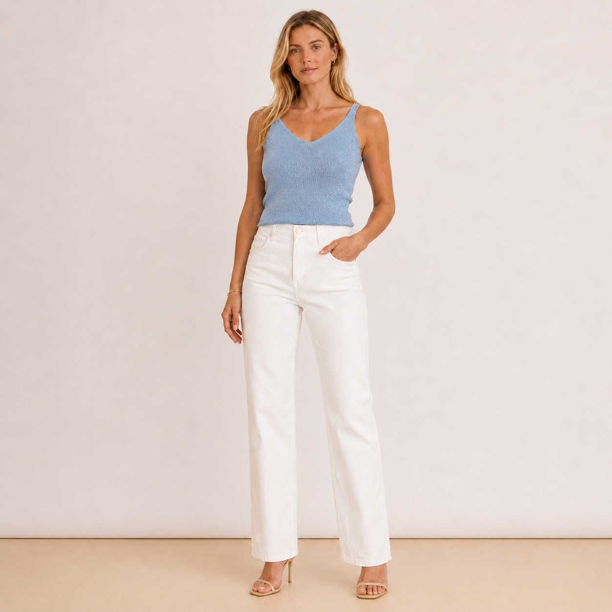 [MIXMUSE.NOHO] Canotta In Maglia Lurex
