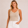 [MIXMUSE.NOHO] Canotta In Maglia Lurex