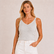 [MIXMUSE.NOHO] Canotta In Maglia Lurex