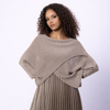 [MIXMUSE.NOHO] Top Aurora asimmetrico in maglia leggera