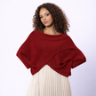 [MIXMUSE.NOHO] Top Aurora asimmetrico in maglia leggera