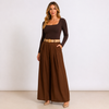 [MIXMUSE.COUTURE] Pantaloni In Cotone Con Pince