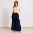 [MIXMUSE.COUTURE] Pantaloni In Cotone Con Pince