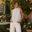 [MIXMUSE.SOUL] Top Smanicato Con Fiocco Sul Retro
