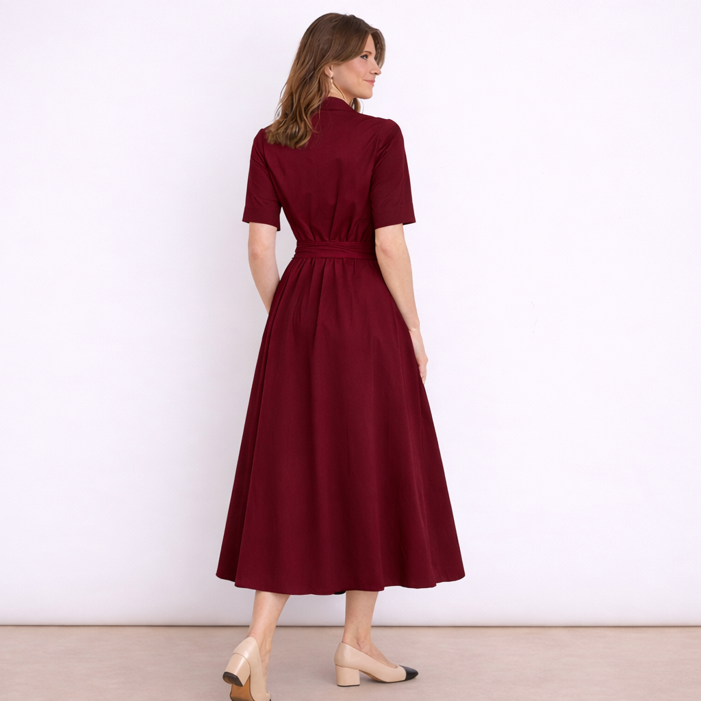 [MIXMUSE.COUTURE] Jolie, Vestito Chemisier Con Cintura