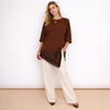 [MIXMUSE.NOHO] Maglia Con Inserto In Raso E Pizzo