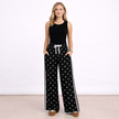 [MIXMUSE.SOUL] Pantaloni A Pois Con Banda Laterale