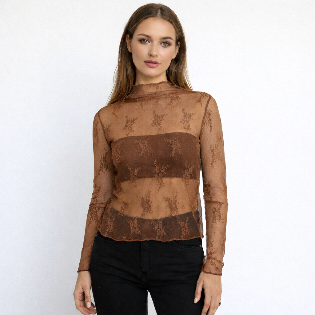 [MIXMUSE.SOUL] Maglia In Pizzo Velata