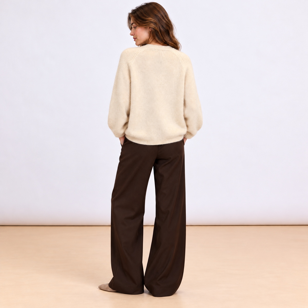 [MIXMUSE] Cardigan In Maglia Morbida Con Bottoni