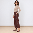 [MIXMUSE.COUTURE] Capri-broek van imitatieleer