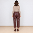 [MIXMUSE.COUTURE] Capri-broek van imitatieleer