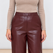 [MIXMUSE.COUTURE] Capri-broek van imitatieleer