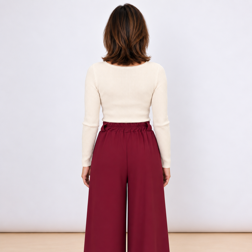 [MIXMUSE.COUTURE] Elegante broek met plooien