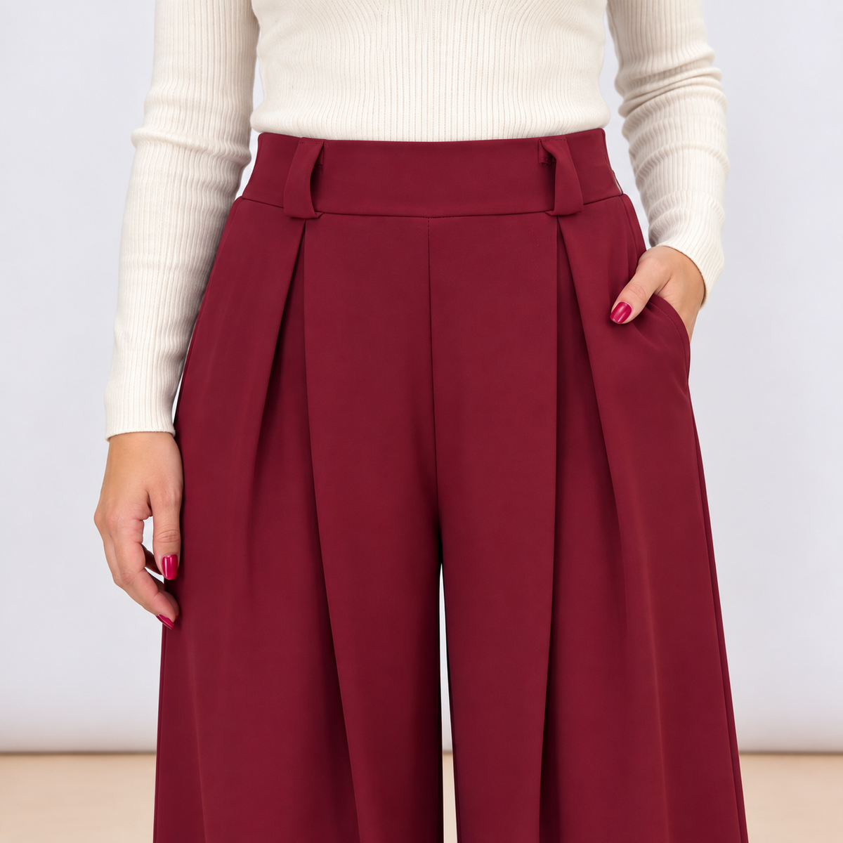 [MIXMUSE.COUTURE] Elegante broek met plooien