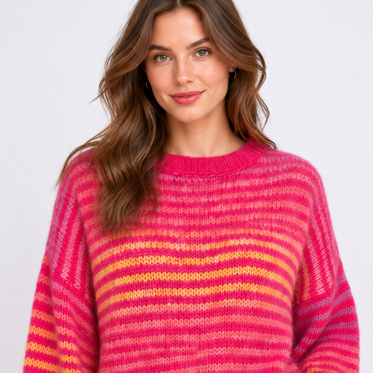 [MIXMUSE.SOUL] Maglione Multicolor A Righe