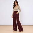 [MIXMUSE] Pantalone In Velluto A Coste Con Tasche Frontali