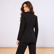 [MIXMUSE] Blazer Nero Elegante Monopetto con Revers