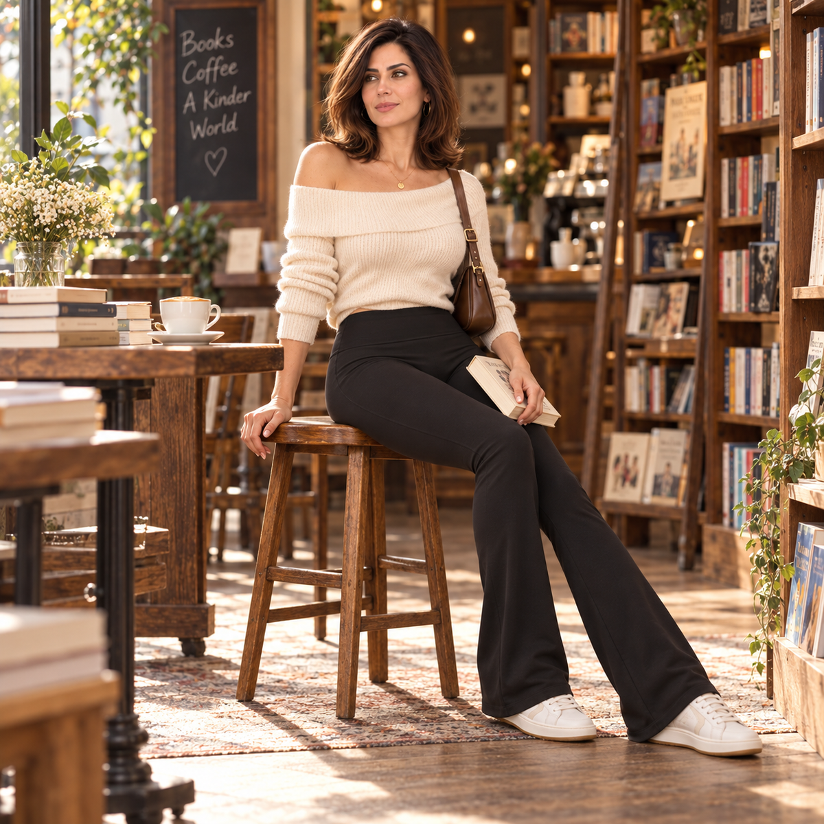 [MIXMUSE.COUTURE] Wow Shape, Pantalone Palazzo Modellante