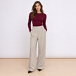 [MIXMUSE] Pantalone Elasticizzato Con Pinces