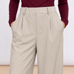 [MIXMUSE] Pantalone Elasticizzato Con Pinces