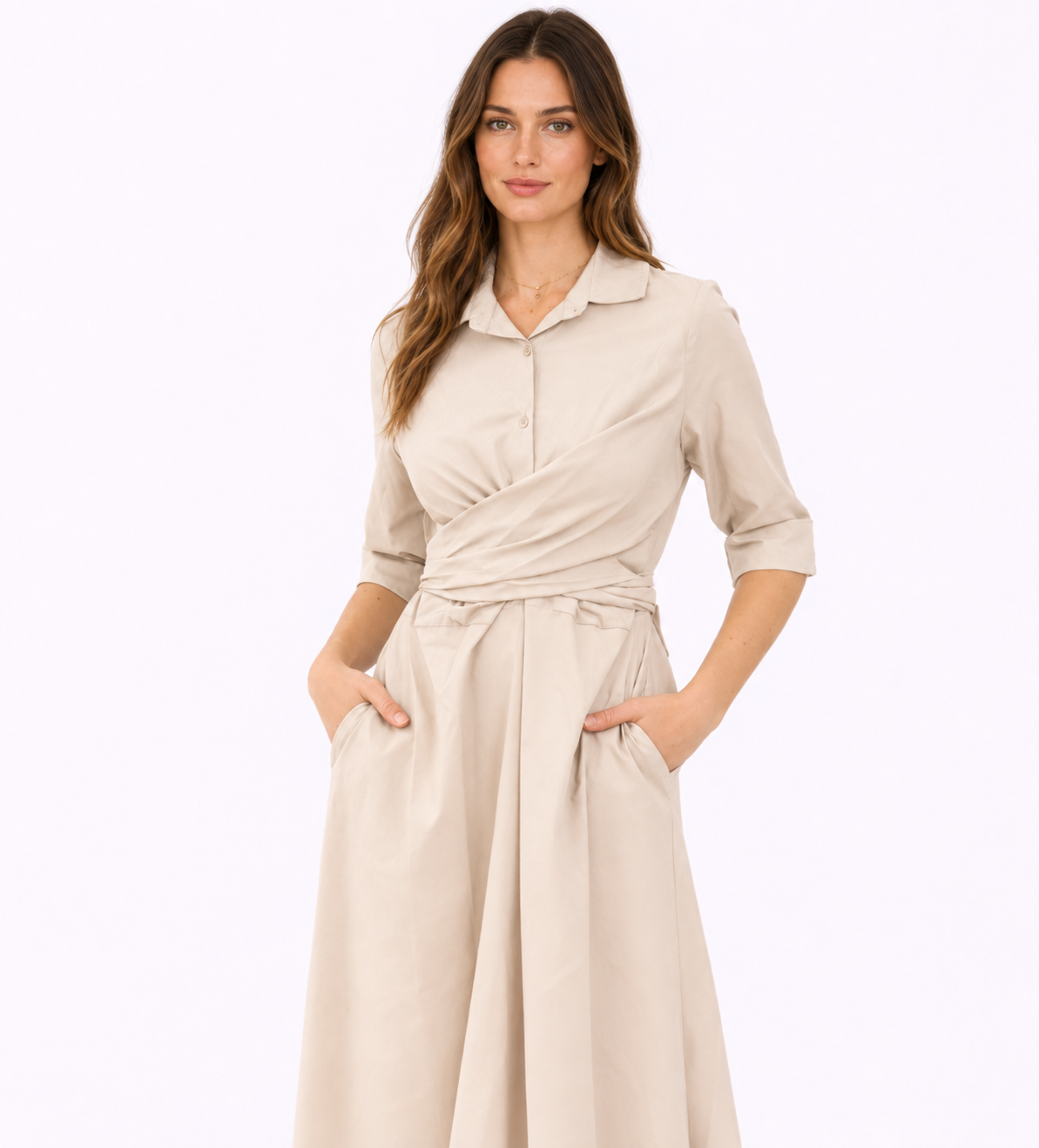 [MIXMUSE.NOHO] Bea, Vestito Con Laccio In Vita
