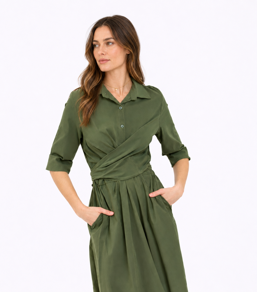 [MIXMUSE.NOHO] Bea, Vestito Con Laccio In Vita