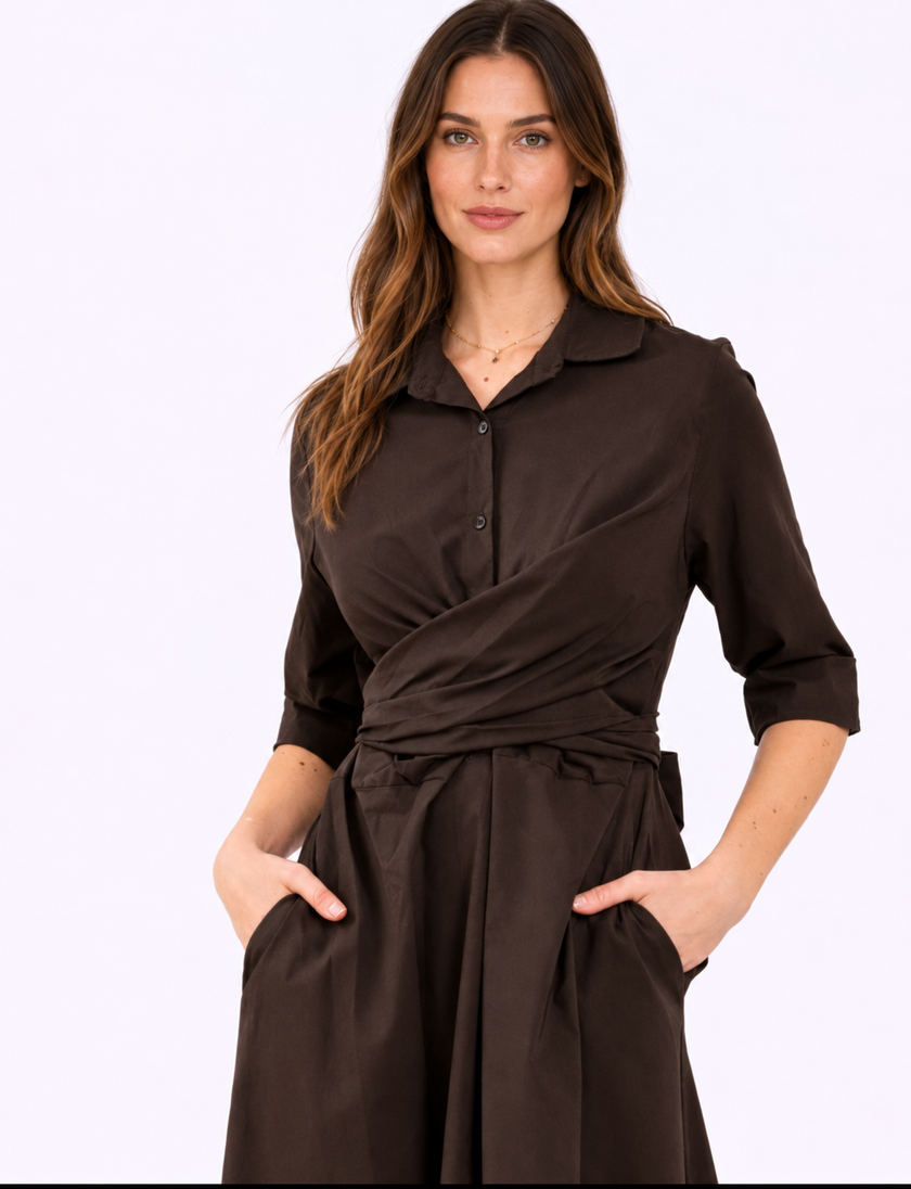 [MIXMUSE.NOHO] Bea, Vestito Con Laccio In Vita