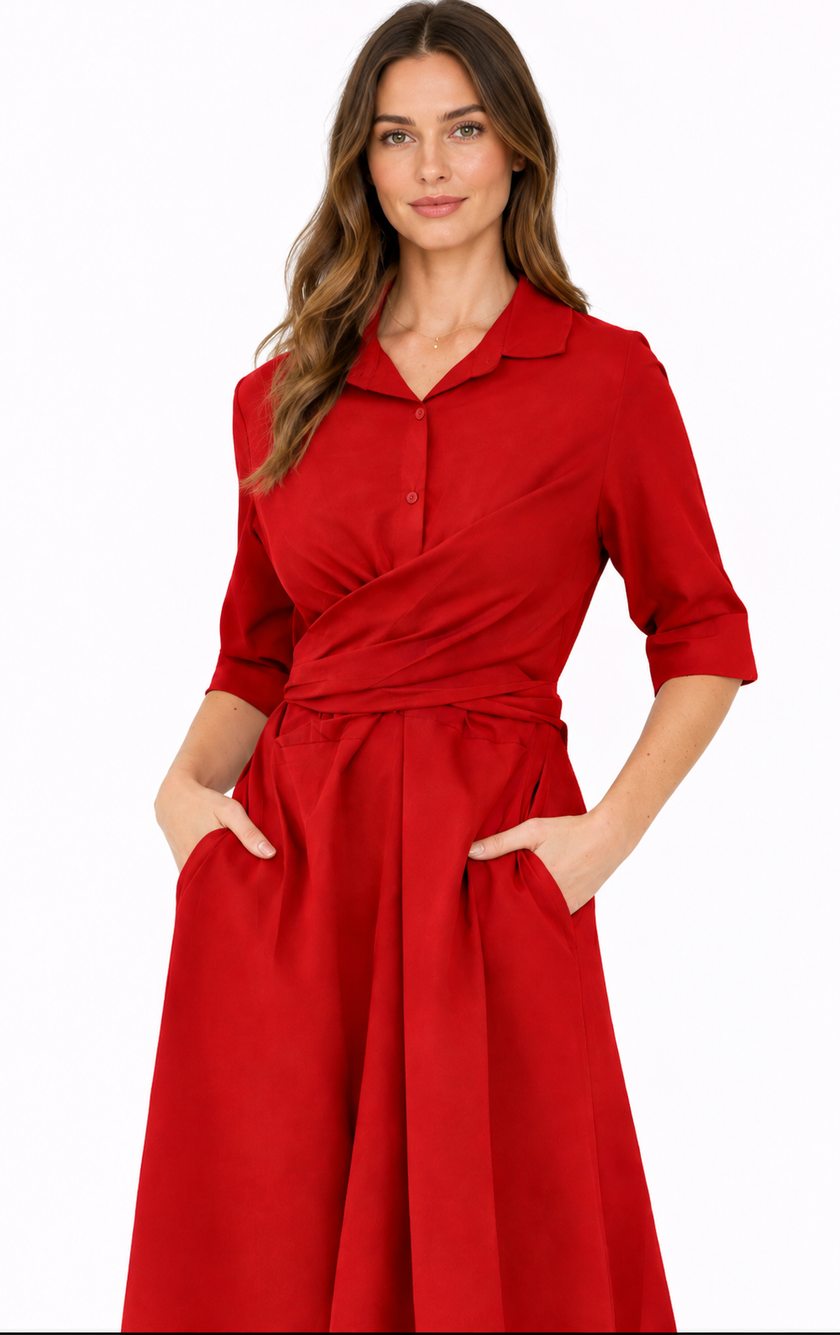 [MIXMUSE.NOHO] Bea, Vestito Con Laccio In Vita