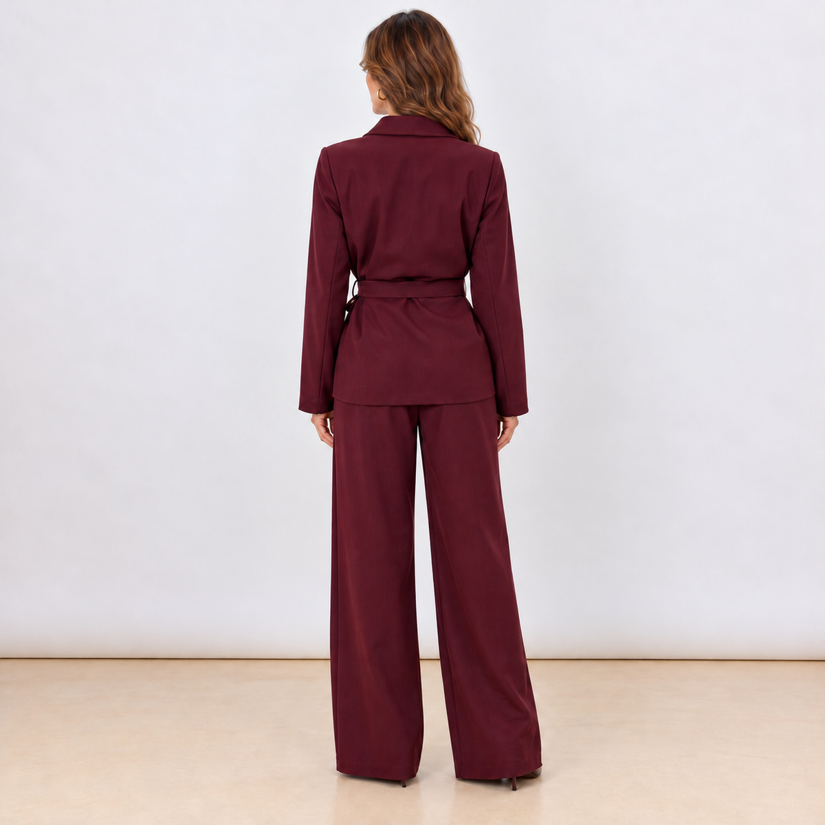 [MIXMUSE.NOHO] Completo Blazer Incrociato con Laccio Laterale e Pantalone Elegante