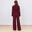 [MIXMUSE.NOHO] Completo Blazer Incrociato con Laccio Laterale e Pantalone Elegante