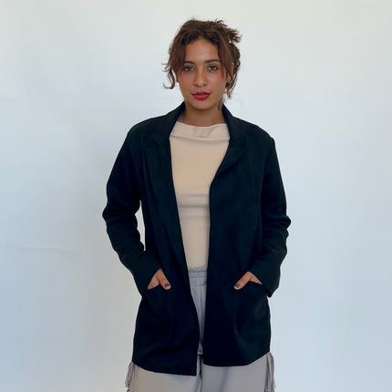 [MIXMUSE.NOHO]  Blazer In Camoscio