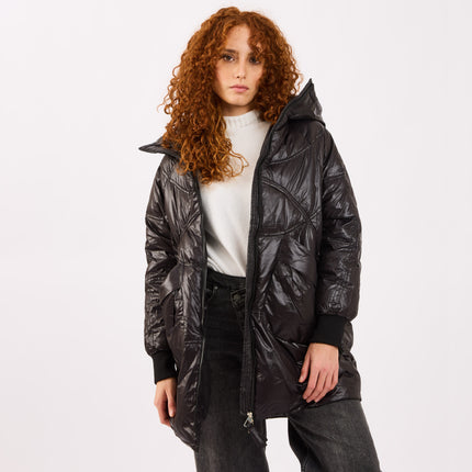 [MIXMUSE] Piumino Trapuntato Con Cappuccio