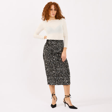 [MIXMUSE.COUTURE] Gonna Lunga con Paillettes