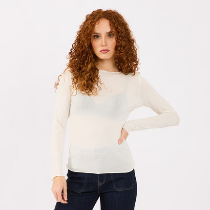 [MIXMUSE.COUTURE] Maglia Giulia Basic a Maniche Lunghe