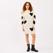 [MIXMUSE.COUTURE] Vestito Love, In Maglia Con Cuori