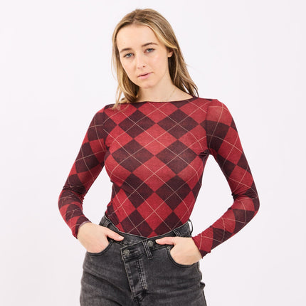 [MIXMUSE] Maglia Misto Cashmere A Maniche Lunghe