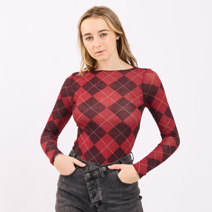 [MIXMUSE] Maglia Misto Cashmere A Maniche Lunghe