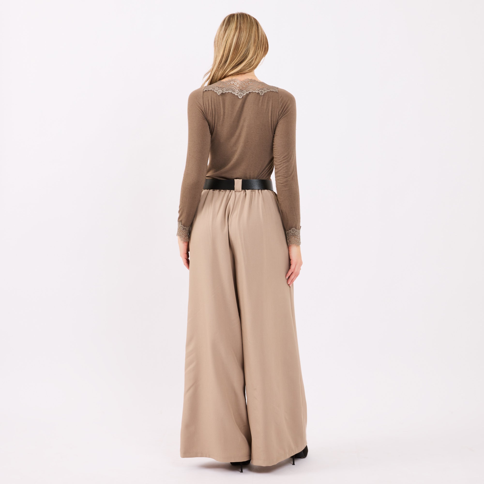 [MIXMUSE.SOUL] Pantaloni Eleganti Con Cintura