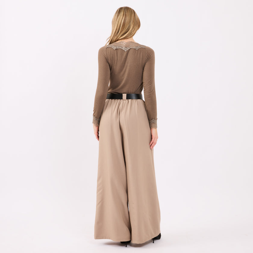 [MIXMUSE.SOUL] Pantaloni Eleganti Con Cintura