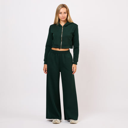 [MIXMUSE.NOHO] Completo con Felpa Cropped e Pantaloni Ampi