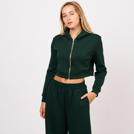 [MIXMUSE.NOHO] Completo con Felpa Cropped e Pantaloni Ampi