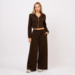 [MIXMUSE.NOHO] Completo con Felpa Cropped e Pantaloni Ampi